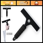 Shower Door Squeegee With 2 Extra Silicone Blades, Foam Grip - Car & Window Use. Fixed Price $17.99.