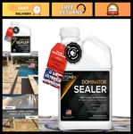Dominator Stone+ Gloss Clear Acrylic Sealer 1 Gal Satin Finish Indoor Outdoor. Fixed Price $133.99.