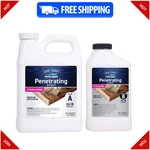Totalboat Clear Epoxy Wood Sealer & Stabilizer 1.5 Quart For Rot Repair. Fixed Price $79.87.