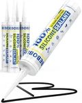 Bebobly Black Silicone Sealant, 100 Waterproof Caulking, Sili.... Fixed Price $46.51.