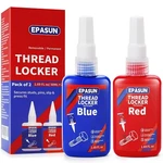 Blue Red 50MLX2 Thread Lock Medium Strong For Nuts Bolts Fasteners. Fixed Price $15.99.