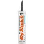 Sashco Big Stretch 10.5 Oz. Acrylic Elastomeric Caulk, Charcoal Gray 10084. Fixed Price $12.01.