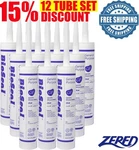 12 Tube Lot Sale Bioseal Silicone Caulk Sealant Ge Neral Purpose 10.1OZ - Clear. Fixed Price $69.99.