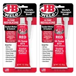 J-b Weld 31314 Red High Temperature Rtv Silicone Gasket Maker 3OZ 2 Pack,. Fixed Price $22.02.
