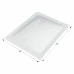 Icon 01853 Rv Trailer Rectangular Outer Skylight White 22"W X 28"L. Fixed Price $127.42.