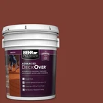 Behr Advanced Deckover 5 Gal #SC-330 Redwood Smooth Exterior Coating. Fixed Price $269.40.