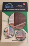 Seal It Silicone Insulating Strip 2 Rolls Of 6' Tape - Door Window Insulation B9. Fixed Price $5.00.
