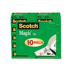 3M 810P10K Office Tape, Transparent, 3/4X1000IN, PK10. Fixed Price $28.79.