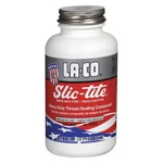 La-co Pipe Thread Sealant 9.6 Fl Oz, Brush-top Can, Slic-tite, White, Paste. Fixed Price $31.48.