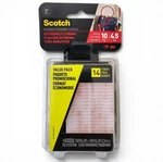 3M Scotch Extremely Strong Hook & Loop Fasteners 10LBS 14 Strips X3 Clear New. Fixed Price $6.79.