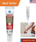 Ge Advanced Silicone Caulk For Kitchen & Bathroom, Clear, 2.8 Fl Oz Tube, 1 Pack. Fixed Price $15.99.
