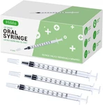 50 Pack 1ML Syringes With Caps For Liquid, Oral, Colostrum Collector Feeding. Fixed Price $20.99.