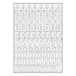 Hy-ko 1" Vinyl White Numbers, Letters & Symbols (10 Pcs.). Fixed Price $50.06.