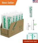 Silicone Sealant Waterproof Caulk Kitchen Bathroom Pack White 10.1OZ. Fixed Price $115.97.