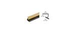 Crl PRT150BR Brass Plastic Reflective Inside Corner - 96" Stock Length. Fixed Price $21.37.