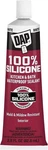 Dap Kitchen, Bath & Plumbing 100% Silicone Rubber Sealant, 2.8 Fl Oz White. Fixed Price $18.60.