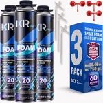 Spray Foam Insulation Can 3 26.46 Oz. (750 G)) Expanding Sealant. Fixed Price $40.99.