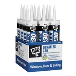 12 Pack Dap 18300 Dynaflex 230 Premium Indoor/outdoor Sealant White 10.1-OZ.... Fixed Price $48.99.