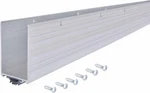 68593 Aluminum And Vinyl U-shape Screw-on Under Door Seal With Kick Plate Draft. Fixed Price $67.99.