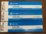 H.b. Fuller Q-tel 2081 Blue Rtv Silicone Adhesive/sealant 3X3FL.OZ.. Fixed Price $29.95.