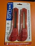 Bazic Snap Off Box Cutter 2 Pack 18MM Blade Red. Fixed Price $9.98.
