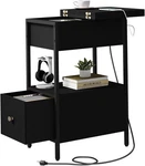 End Table With Charging Station, Narrow Side Flip Top Cabinet And Fab. Fixed Price $104.99.