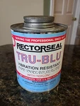 Nos Rectorseal 31431 Brush Top Tru-blu Pint Pipe Thread Sealant Blue. Fixed Price $21.00.