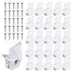 25-PIECE Clear Mirror Holder Clips Set Frameless Glass Mounting Hardware. Fixed Price $10.99.