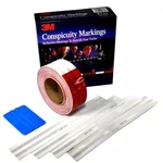 3M Scotchlite Red White Conspicuity Dot Tape Model 06398. Fixed Price $87.29.
