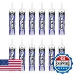 Dap 18715 12 Pack 10.1 Oz. Extreme Stretch Premium Crackproof Elastomeric Sealan. Fixed Price $100.35.
