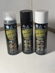 Lot Of 3- 15OZ Cans Mighty Sealer Flexible Rubber Sealant-black,clear,white. Fixed Price $24.95.