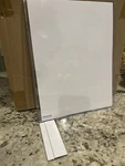DISPLAYS2GO Set Of 10 Wall Mount Clear Acrylic Potrait Sign Holders 8.5 X 11". Fixed Price $12.50.
