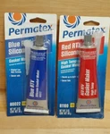Pack Permatex 80022 Blue Rtv Silicone 3Z Tube Gasket Maker & Red 81160 Safe. Fixed Price $14.99.
