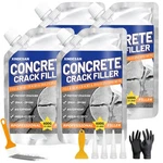 Concrete Crack Filler, 84OZ Grey High Elasticity Self Leveling Cement Caulkin.... Fixed Price $82.99.