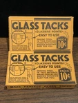 2 Vintage Maze Metal Triangle Glass Tacks For Setting Window Glazier Point. Fixed Price $16.37.