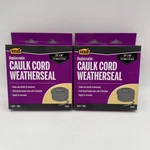 Md Building Products Replaceable Caulk Cord Weatherseal Gray 1/8"X90' 2 Pack. Fixed Price $28.19.