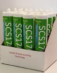 SCS1701, Sanitary Silicone Sealant, Clear, 10.1 Fl Oz Cartridge, Case Of 12. Fixed Price $135.25.