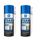 Ge Big Gaps & Cracks Insulating Foam, Pack Of 1, Yellow 12 Oz Can - Set. Fixed Price $9.95.