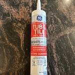 Silicone Sealant, 10 Oz, Cartridge, White, Base, Tub & Tile. New.. Fixed Price $5.95.