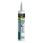 Dap Crack Filler, 10.1 Oz, Cartridge, Gray, Silicone Base, Concrete Watertight. Fixed Price $13.64.
