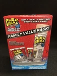 Flex Seal Family Value 3-ITEM Pack- ( 14OZ / Tape 4INX5FT Glue 0.6OZ ). Fixed Price $20.00.