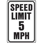 New Hy-ko Usa HW-23 Aluminum 12 X Speed Limit 5 Mph Highway Sign 6718787. Fixed Price $12.99.