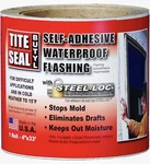 Tite Seal 4"X33' Self-adhesive Waterproof Butyl Rubber Door Window Flashing Tape. Fixed Price $32.00.