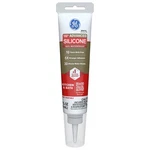 Ge Advanced Silicone Caulk For Kitchen & Bathroom, White, 2.8 Fl Oz Tube, 1 Pack. Fixed Price $11.52.