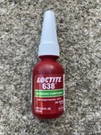 1835937 Loctite 638 High Strength Retaining Compound 10ML. Fixed Price $15.00.