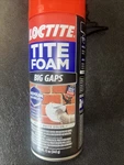 Loctite Foam Big Gaps Spray Sealant, 12 Fl Oz Can, Pack - Polyuretha. Fixed Price $19.89.