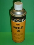 Case Lot, Crown Dripless Oil Lubricant, #7047, 16-OZ. Aerosol. Fixed Price $99.99.