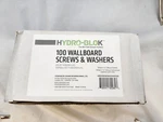 Hydro-blok HBSCREWWASHER100 Wallboard Screws And Washers Pack. Fixed Price $26.90.