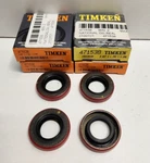 Lot Of New Old Stock! Timken .687" X 1.264" .25" Oil Seals 471538. Fixed Price $24.95.