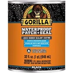 Gorilla Waterproof Patch & Seal Liquid, Black, 32 Ounces, (pack 1). Fixed Price $51.24.